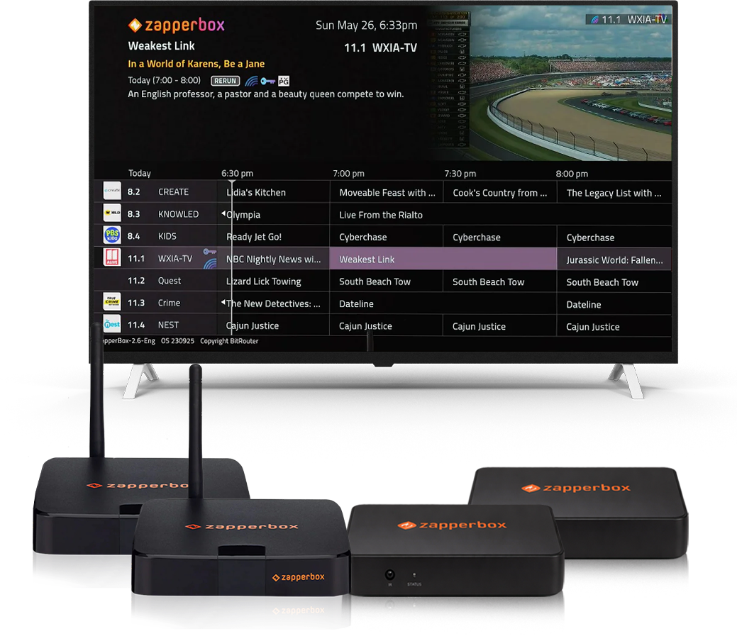 Zapper Astro Box NextGen TV + Whole-Home DVR + HDR 4K + ATSC 3.0 tuner